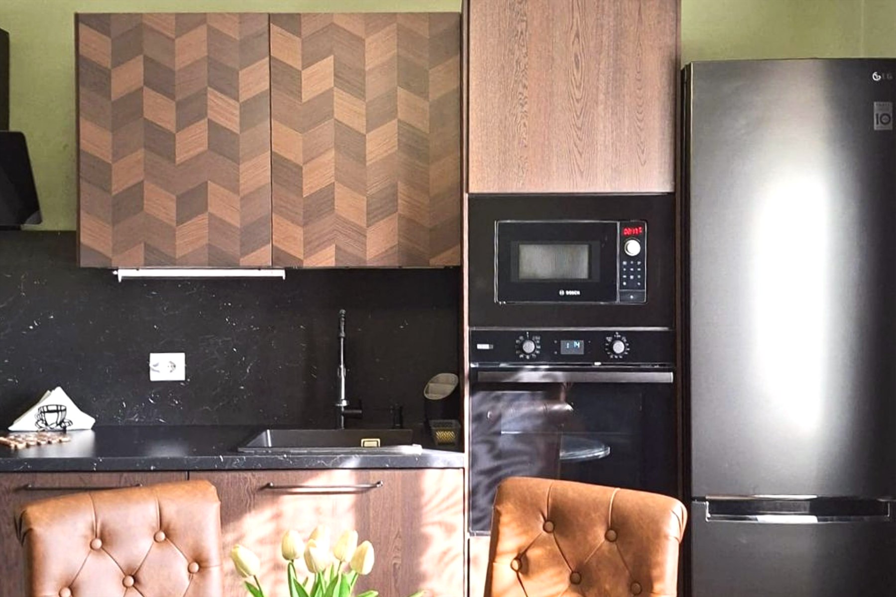 Cucina attrezzata della casa vacanza Perla Toscana