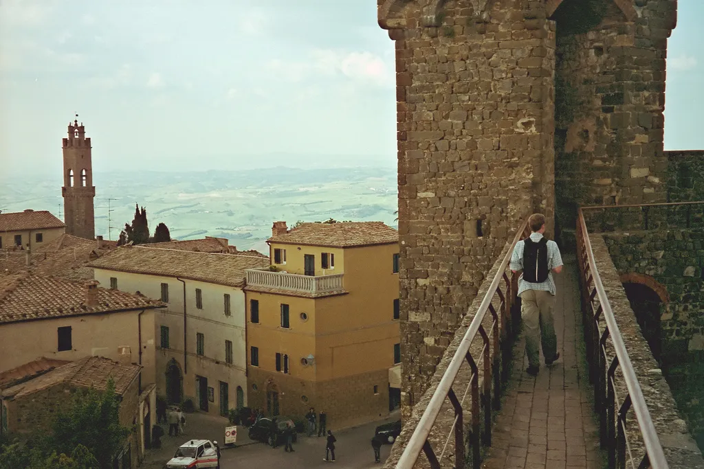 Fortezza medievale nel centro storico di Montalcino
